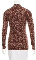 Thumbnail for your product : Tory Burch Wool Leopard Print Cardigan