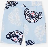 Thumbnail for your product : Burberry Childrens Thomas Bear Print Cotton Shorts Size: 12Y