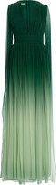 Detailed Ombre Silk DressSaab 