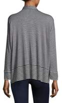 Thumbnail for your product : Piazza Sempione Striped Knit Button-Down Shirt