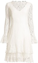 Thumbnail for your product : Shani Tiered Flounce Lace Dress