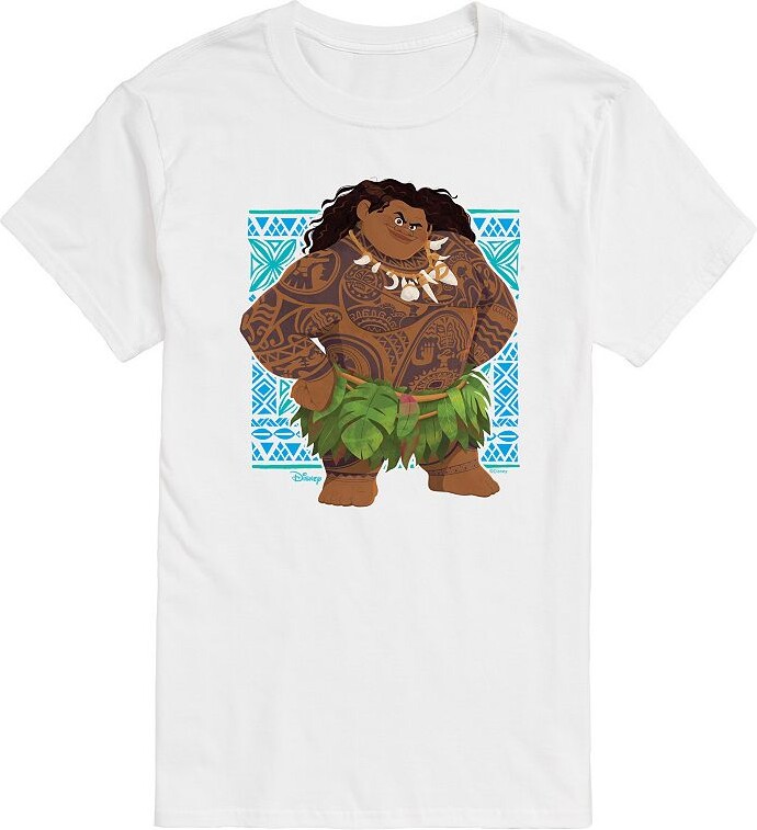 Disney's Moana 2 Big & Tall Maui Portrait Tribal Graphic Tee