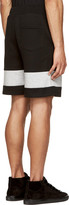 Thumbnail for your product : Marc by Marc Jacobs Black & Grey Jersey Slogan Shorts