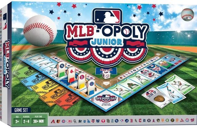 Masterpieces Puzzle Company MasterPieces MLB-Opoly Junior Collector's Edition Game New Contents