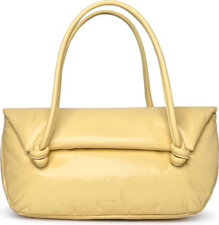 Jil Sander Logo Printed Shoulder Bag