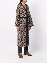Thumbnail for your product : Lala Berlin Pointelle-Knit Belted Cardi-Coat