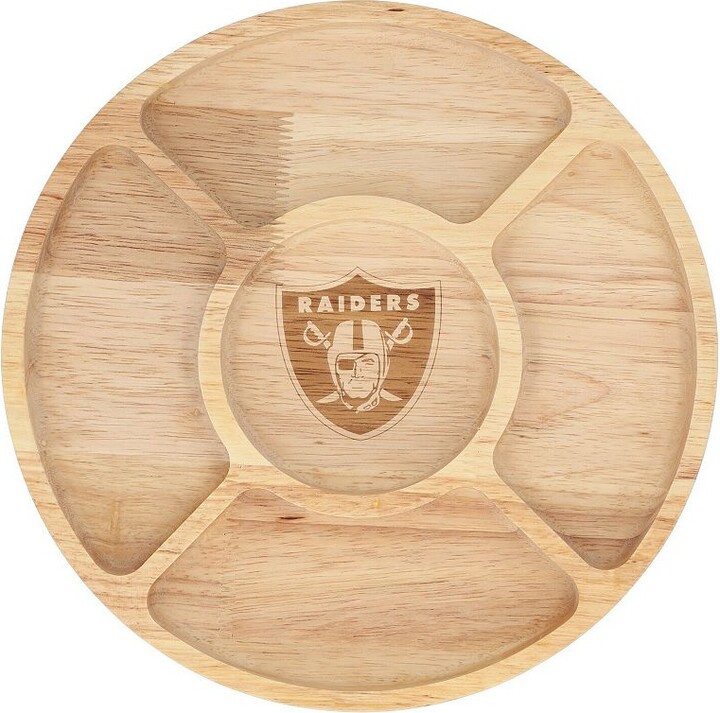 Unbranded The Memory Company Las Vegas Raiders Wood Chip & Dip Serving Tray