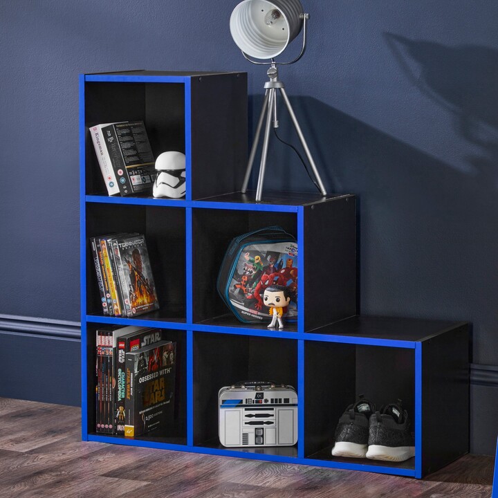 Dunelm Black 6 Cube Storage Unit Blue ShopStyle Entryway