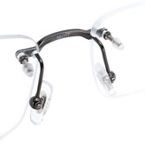 Thumbnail for your product : Montblanc Rimless Rectangular Frame Glasses