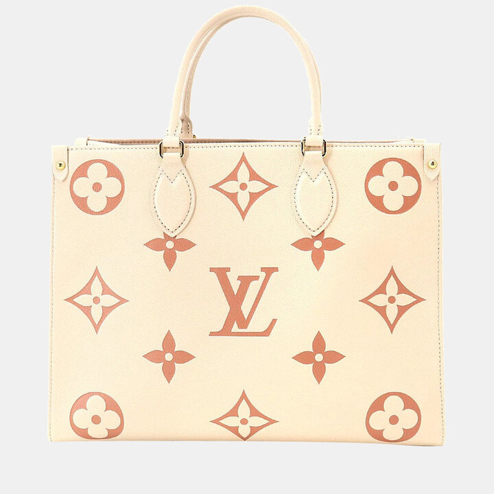 Louis Vuitton OnTheGo mm Cream Monogram Empreinte