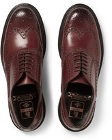 Thumbnail for your product : O'Keeffe Felix Hand-Polished Thick-Sole Leather Wingtip Brogues
