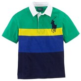Thumbnail for your product : Ralph Lauren Rugby Stripe Jersey Polo (Little Boys)