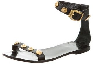 Versace Medusa Leather Sandals