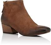Thumbnail for your product : Marsèll Women's Distressed Suede Ankle Boots - Camel