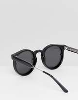 Thumbnail for your product : Spitfire Post Punk round sunglasses in black