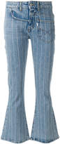 Thumbnail for your product : Filles a papa twisted flared jeans