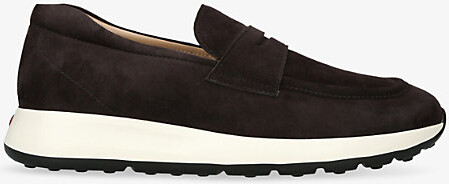Tod's Mens Dark Brown Mocassino Sportivo 79K Suede Loafers Eur 43 / 9 Uk Men