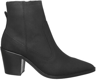 Office Anais Pointed Western Boots Black Nubuck