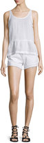 Thumbnail for your product : J Brand Sachi Low-Rise Cutoff Shorts, White Destruct