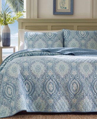 Tommy Bahama Home Tommy Bahama Turtle Cove Cotton Reversible 2 Piece Quilt Set, Twin