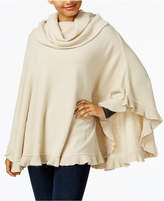 Thumbnail for your product : Cejon Cowl-Neck Ruffle Poncho