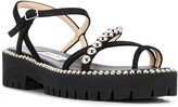 Thumbnail for your product : Jimmy Choo Desi crystal-embellished sandals