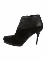 Thumbnail for your product : Balenciaga Suede Leather Trim Embellishment Boots Black