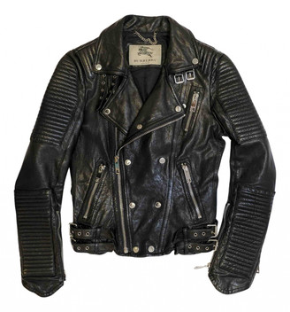 burberry leather jacket ladies