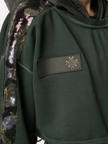 Thumbnail for your product : Mr & Mrs Italy x Audrey Tritto cropped sequin-embellished hoodie