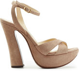 Thumbnail for your product : L'Autre Chose Suede Platform Sandals