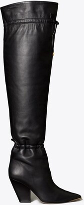 Tory Burch Lila Over-the-Knee Scrunch Boot - ShopStyle