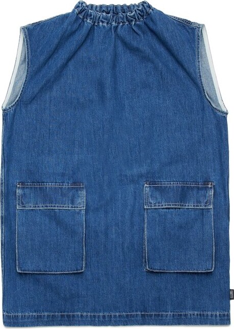 MM6 MAISON MARGIELA Kids Sleeveless Denim Dress