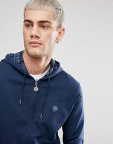 Thumbnail for your product : Pretty Green Loopback Hoodie In Navy