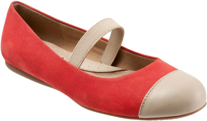 nude mary jane flats