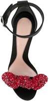 Thumbnail for your product : Alexander McQueen embellished bow sandals