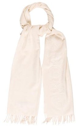 Chanel Embroidered Cashmere Stole