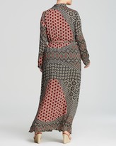 Thumbnail for your product : Johnny Was Collection Plus Animalia Maxi Shirt Dress