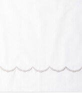 Thumbnail for your product : Matouk Scallop Full/Queen Embroidered 350 Thread Count Flat Sheet