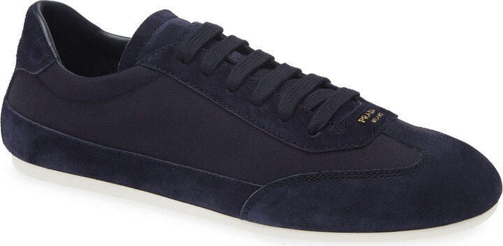 Prada Mixed Media Low Top Sneaker