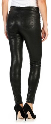 Paige Women's Claudine Leather Ankle Skinny Pants
