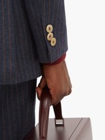 Thumbnail for your product : Giuliva Heritage Collection The Andrea Shadow-striped Wool Blazer - Navy Multi