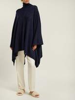 Thumbnail for your product : Barrie - Harmony Chevron Cashmere Cape - Womens - Navy