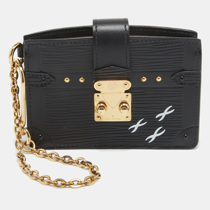 Louis Vuitton Black Epi Leather Trunk Multicartes Wallet - ShopStyle