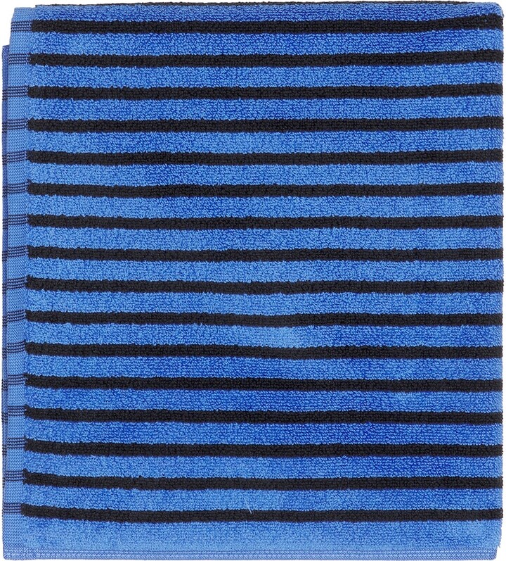 Tekla Sailor Stripes Hand Towel in Blue
