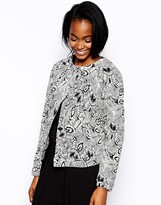 Thumbnail for your product : Vila Printed Bomber Jacket