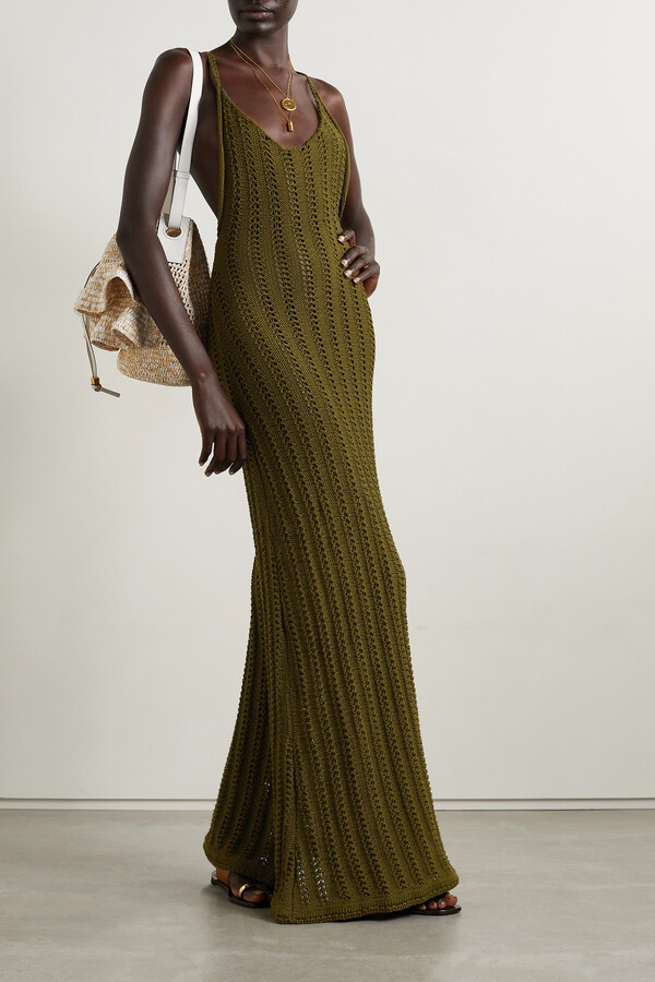 【関税＆送料込み】Off-White 'Savannah' Green Cotton Dress KONBECA Women's Cotton Linen Sundress, V-Neck 3/4 Sleeve