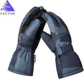 Vector Windproof Waterproof Winter Cycling Motorcycle Skiing Snowboard Snowmobile Snow Warm Thermal Gloves Ski Gloves
