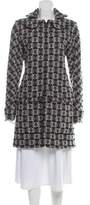 Thumbnail for your product : Chanel Patterned Wool Coat Grey Patterned Wool Coat