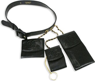 CHANEL☆ 1989 Lambskin Belt Bag Micro 04380