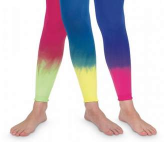 Jefferies Socks Socks Girls Bold Dip Dye Footless Tights Ages 2 to 14- 3 Color Combinations!!